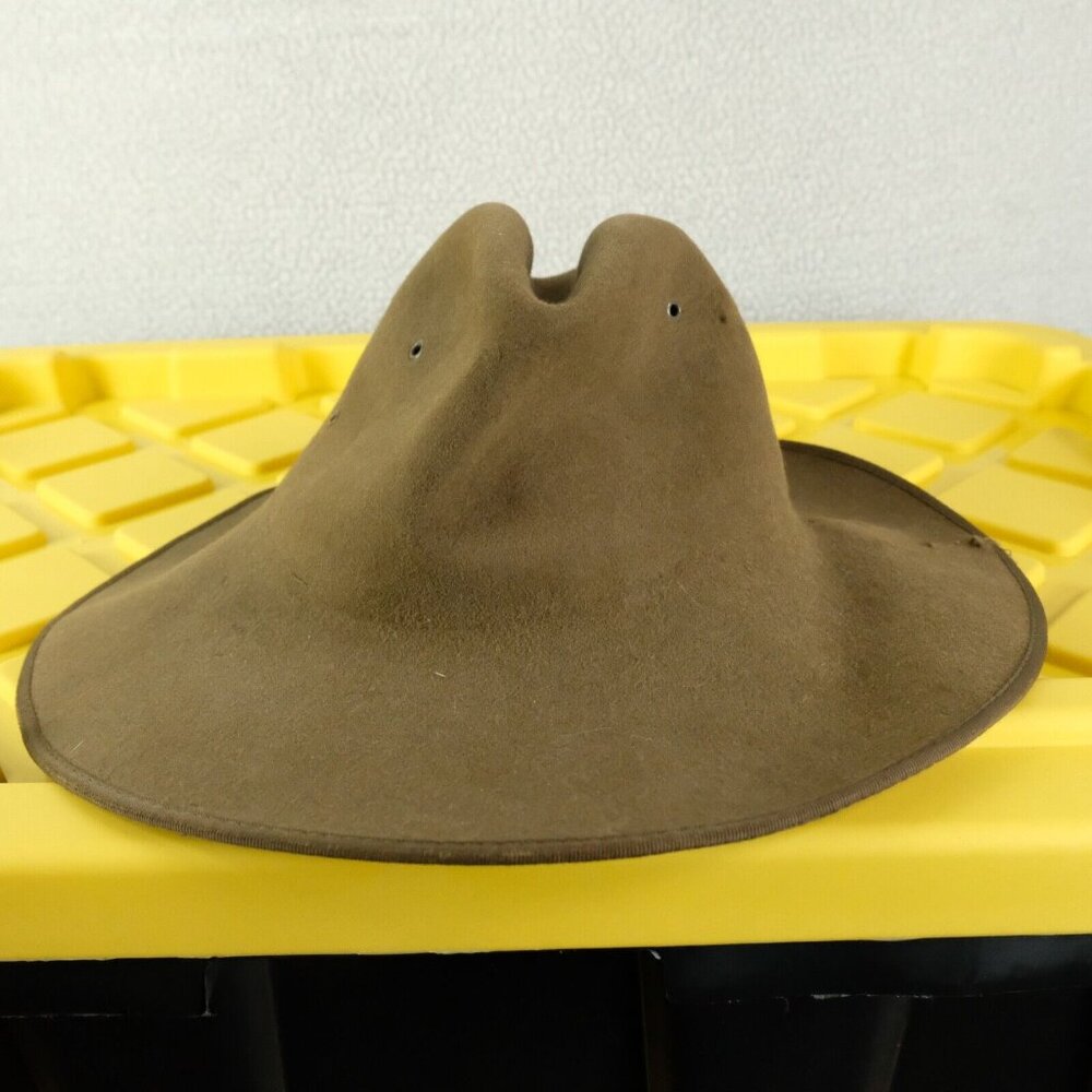 Fayrefield Hat 6 5/8 Olive Green Australia Bushcraft Vintage Military 1967